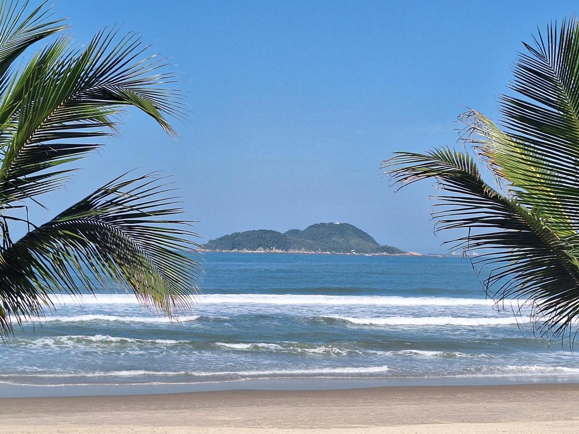 Duplex Pe Na Areia, Praia Do Tombo - Guaruja/Sp. Bagian luar foto