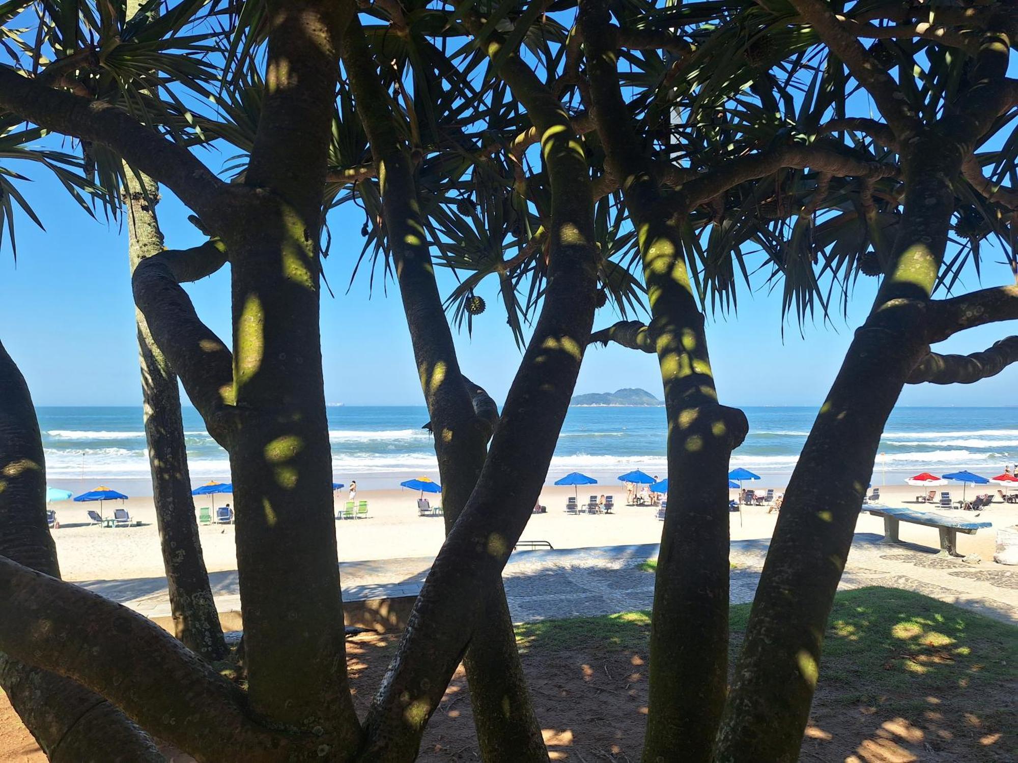Duplex Pe Na Areia, Praia Do Tombo - Guaruja/Sp. Bagian luar foto