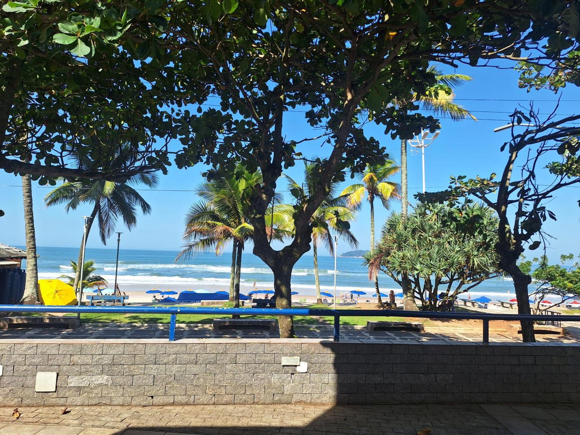 Duplex Pe Na Areia, Praia Do Tombo - Guaruja/Sp. Bagian luar foto